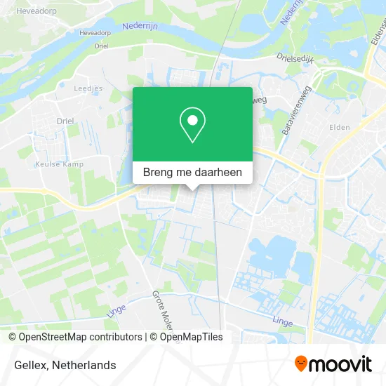 Gellex kaart