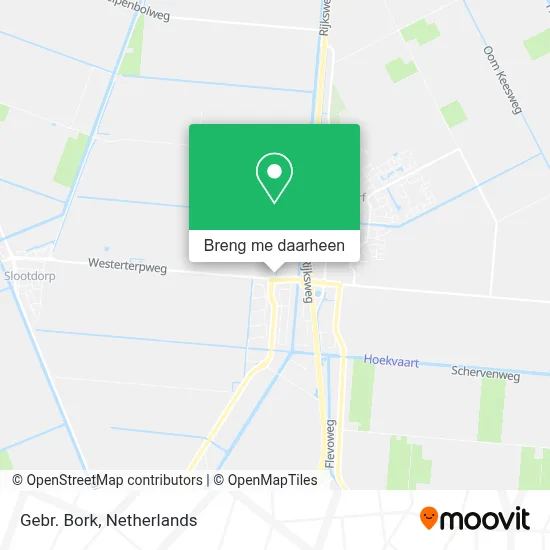 Gebr. Bork kaart