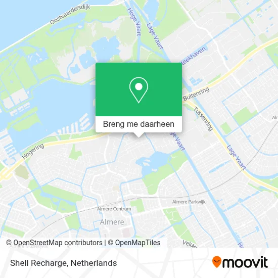 Shell Recharge kaart