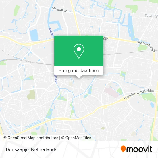Donsaapje kaart