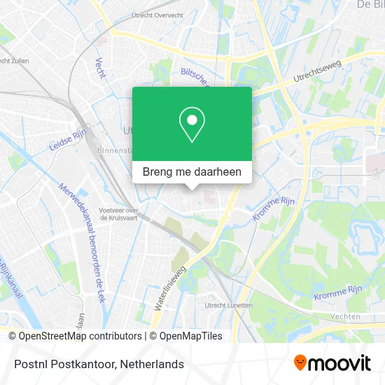 Postnl Postkantoor kaart