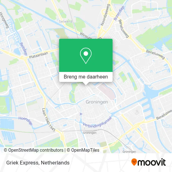 Griek Express kaart