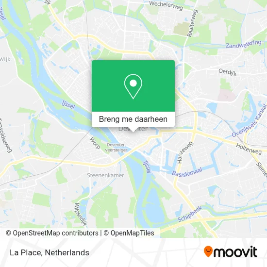La Place kaart