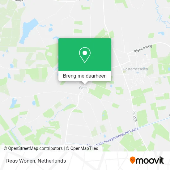 Reas Wonen kaart