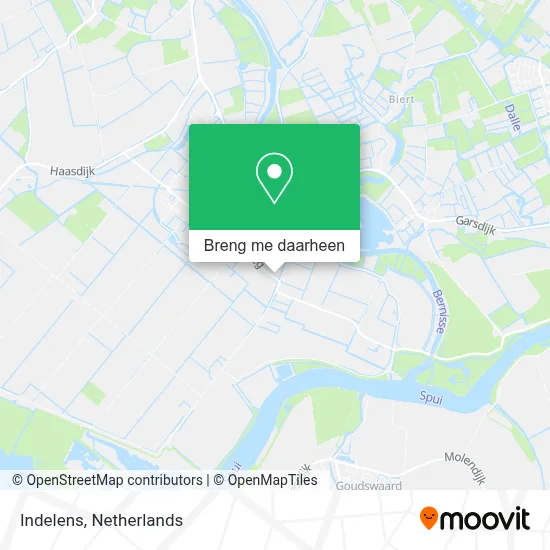 Indelens kaart