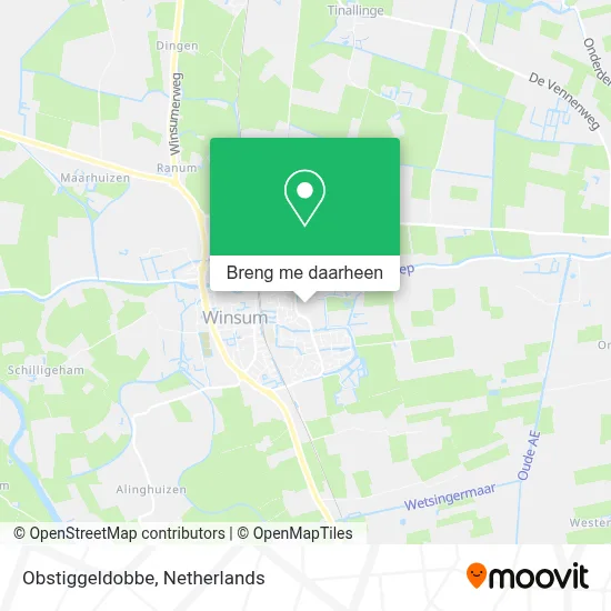 Obstiggeldobbe kaart