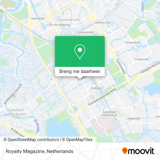 Royalty Magazine kaart