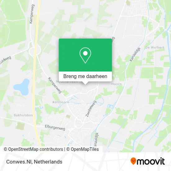 Conwes.Nl kaart