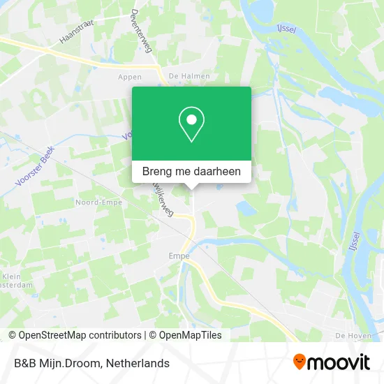 B&B Mijn.Droom kaart