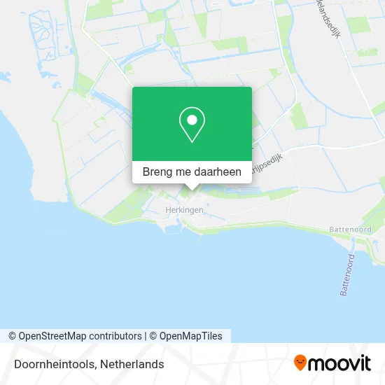 Doornheintools kaart