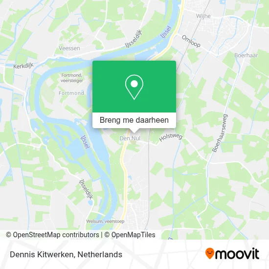 Dennis Kitwerken kaart