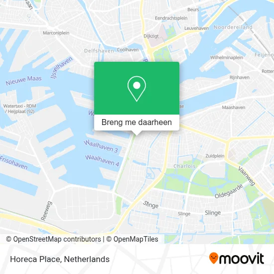 Horeca Place kaart