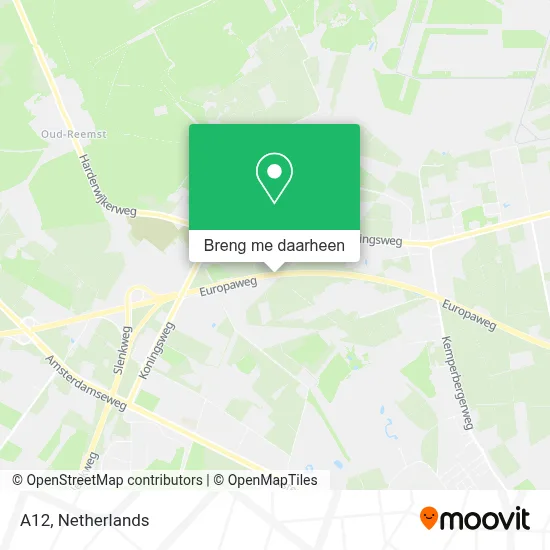 A12 kaart