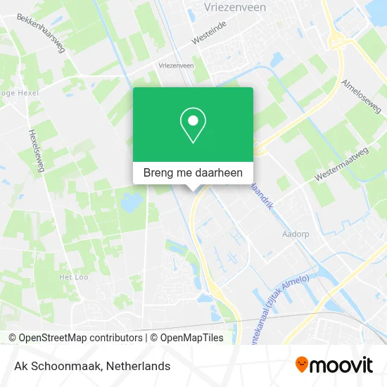 Ak Schoonmaak kaart