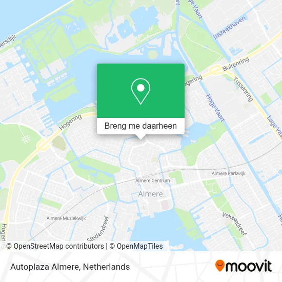 Autoplaza Almere kaart