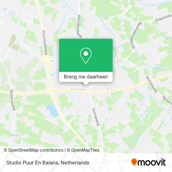Studio Puur En Balans kaart