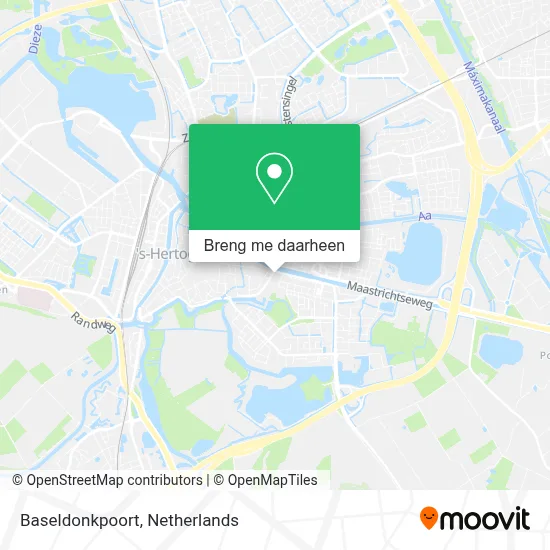Baseldonkpoort kaart