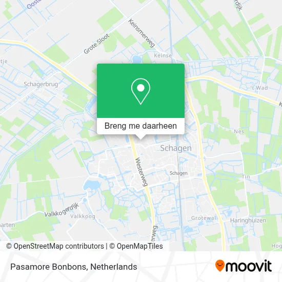 Pasamore Bonbons kaart