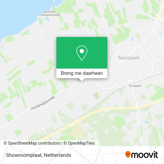 Showroomplaat kaart