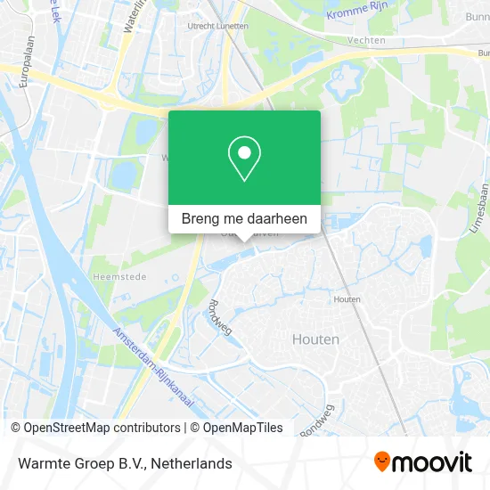 Warmte Groep B.V. kaart