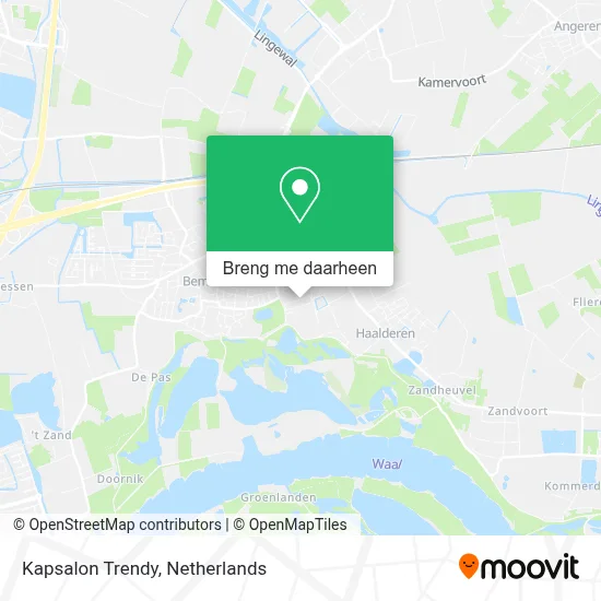 Kapsalon Trendy kaart