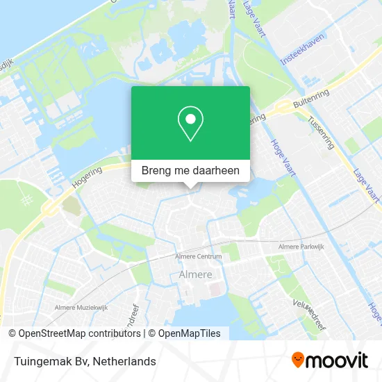 Tuingemak Bv kaart