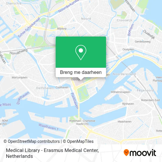 Medical Library - Erasmus Medical Center kaart