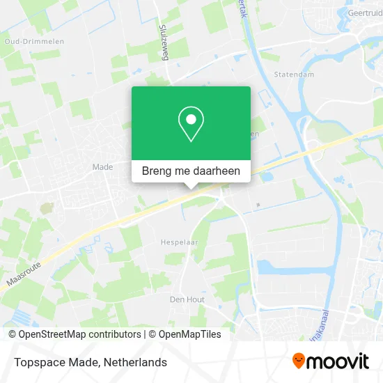Topspace Made kaart