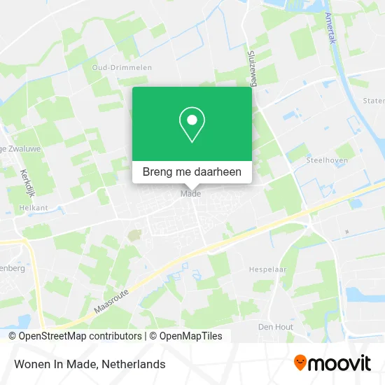 Wonen In Made kaart