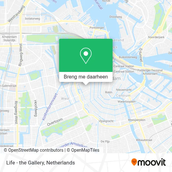 Life - the Gallery kaart