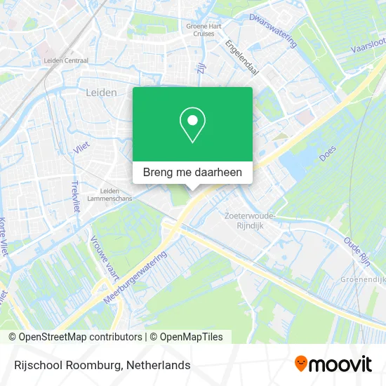 Rijschool Roomburg kaart