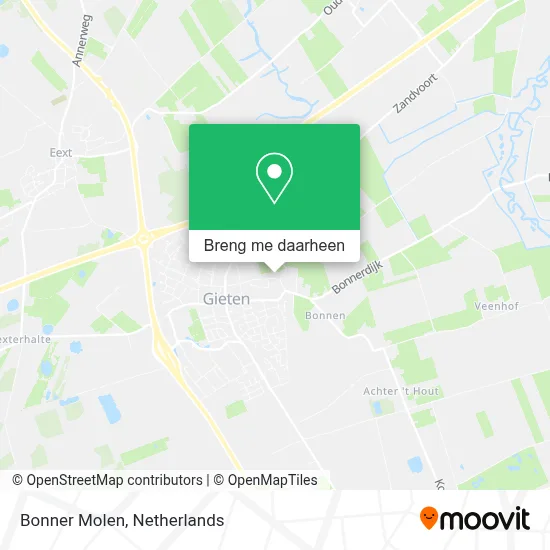 Bonner Molen kaart
