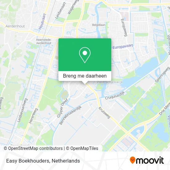 Easy Boekhouders kaart