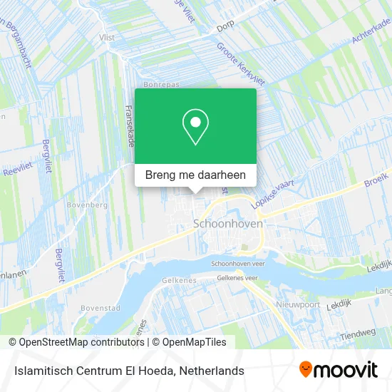 Islamitisch Centrum El Hoeda kaart