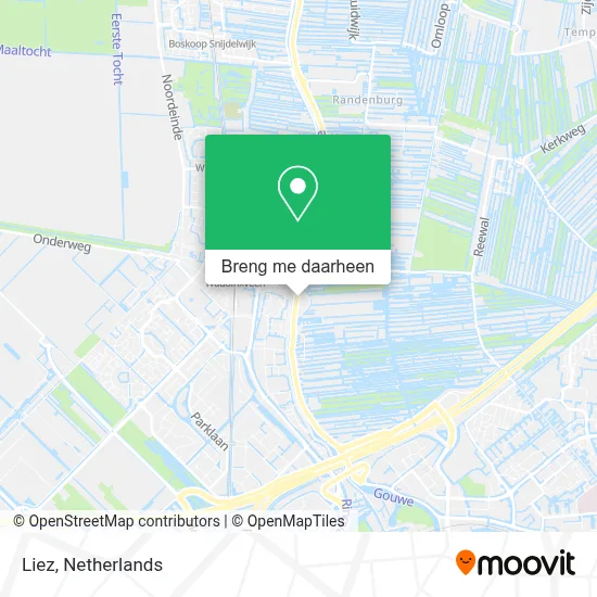 Liez kaart