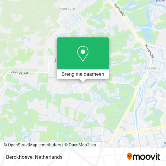 Berckhoeve kaart