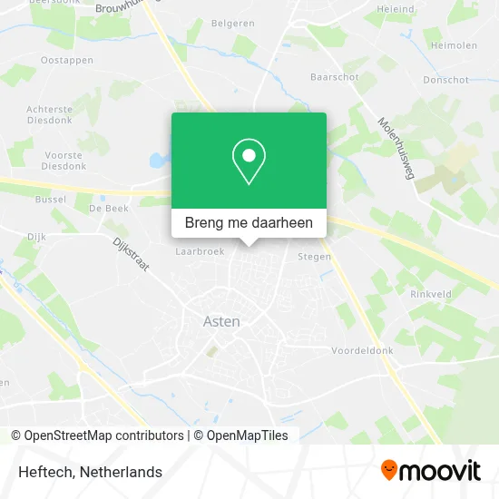 Heftech kaart