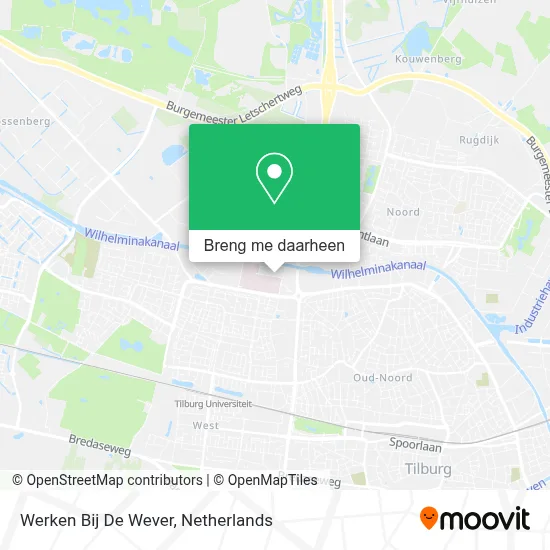 Werken Bij De Wever kaart