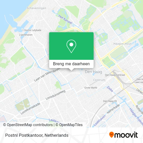 Postnl Postkantoor kaart