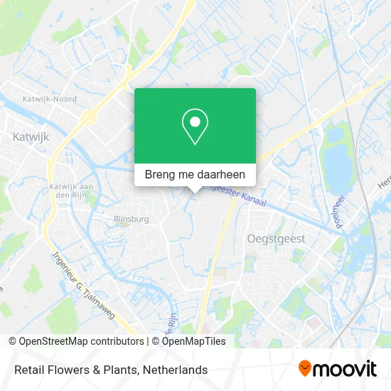Retail Flowers & Plants kaart