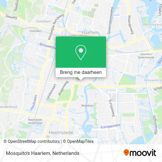 Mosquito's Haarlem kaart