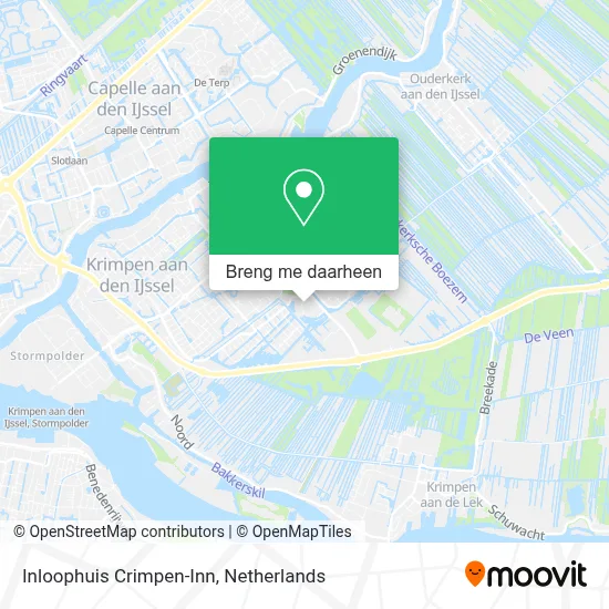 Inloophuis Crimpen-Inn kaart