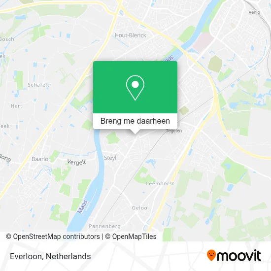 Everloon kaart