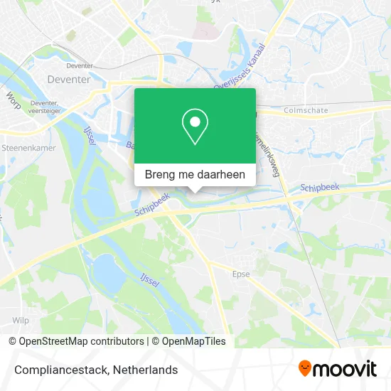 Compliancestack kaart