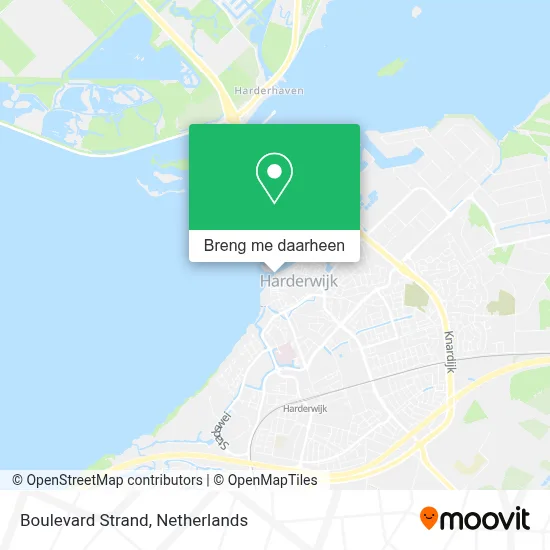 Boulevard Strand kaart