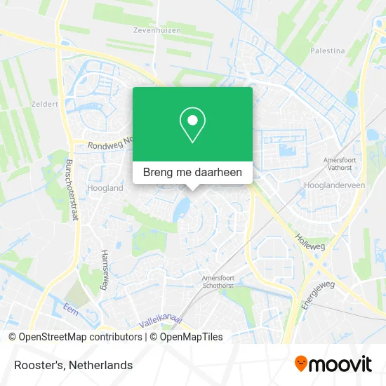 Rooster's kaart