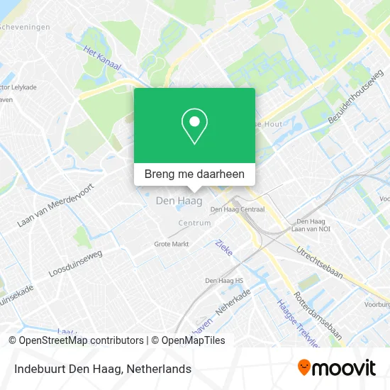 Indebuurt Den Haag kaart