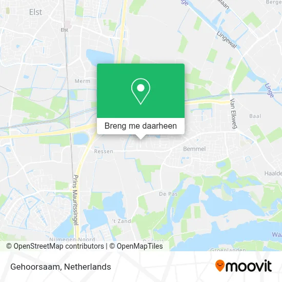 Gehoorsaam kaart