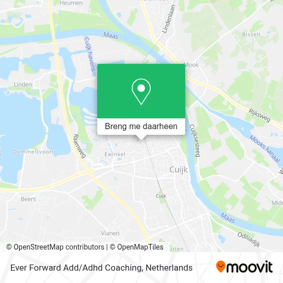 Ever Forward Add/Adhd Coaching kaart