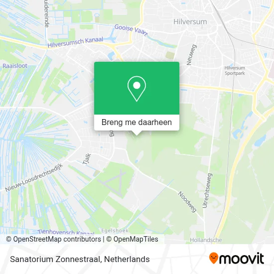Sanatorium Zonnestraal kaart